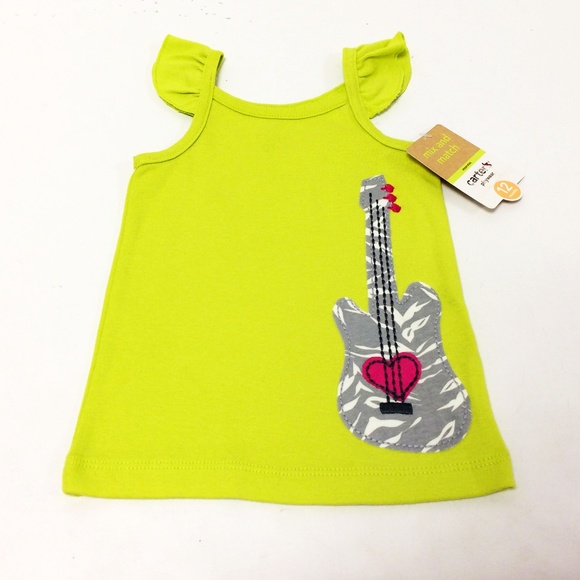 Carter's Playwear Bright Green  Tank - Picture 1 of 8
